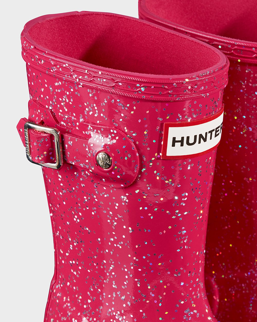 Kids Hunter Original Little Giant Glitter - Rain Boots Pink - 3984-EIWMG